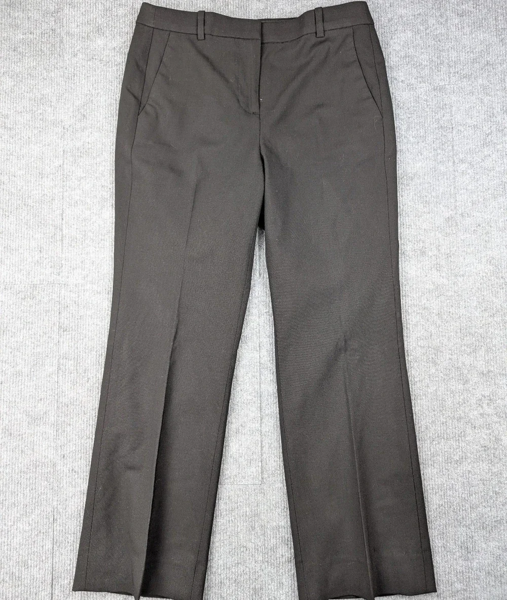 J Crew Trousers Womens 2 Petite Lanificio di Tollegno Italy Career Timeless Pant